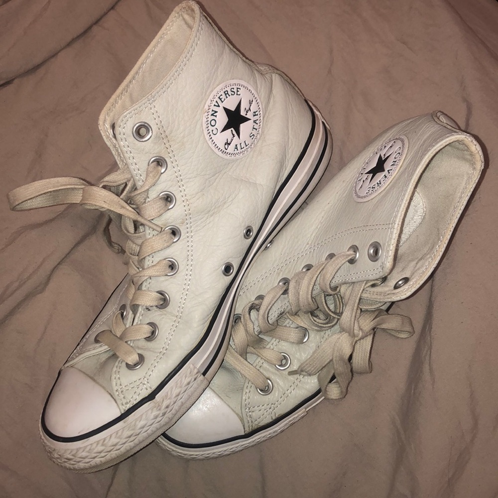 Converse All Star Chuck Taylors White Leather